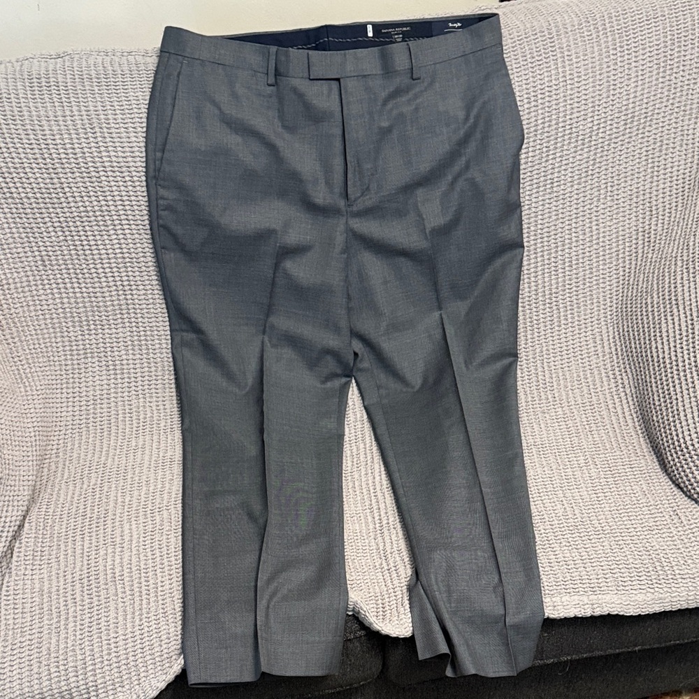 Banana Republic Charcoal Slim Fit Trousers